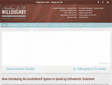 Tablet Screenshot of drandrewwilloughby.com